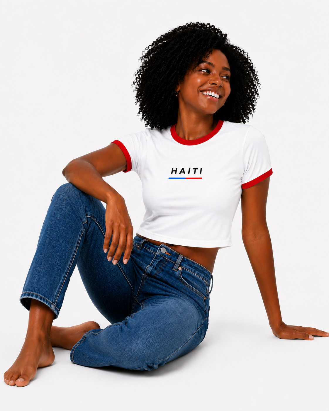 Haiti Ringer Tee