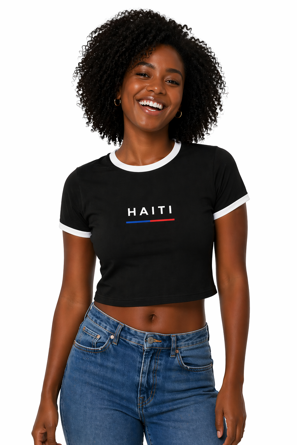Haiti Ringer Tee