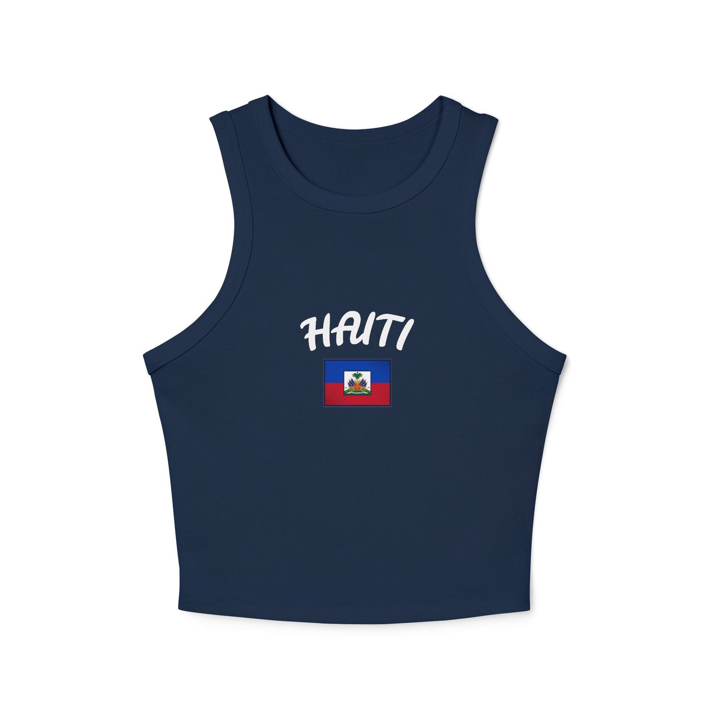 Haiti Flag Tank Top