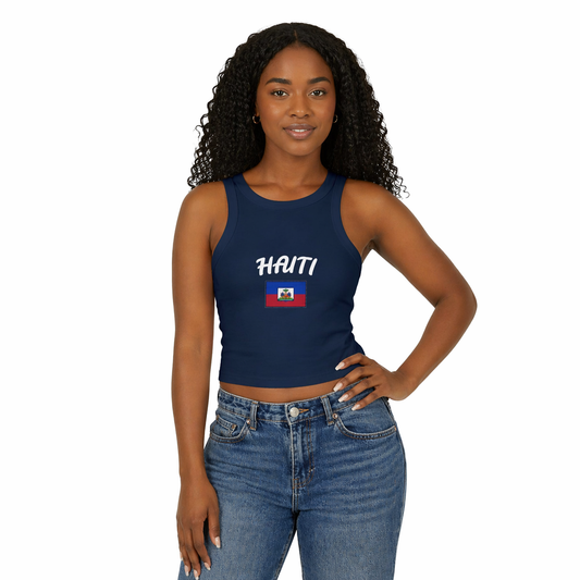 Haiti Flag Tank Top